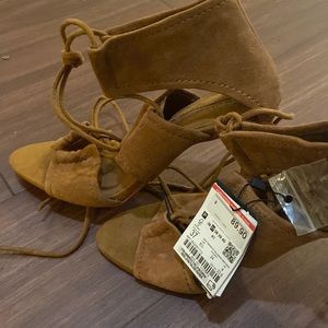Zara size 6 new with tags summer heels